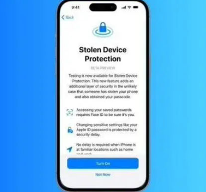 顺河回族苹果授权维修店分享被盗设备保护功能开启方法 