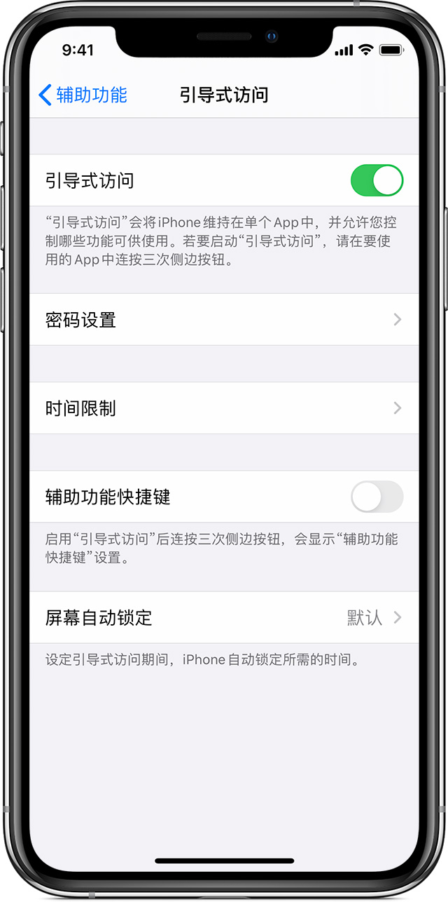 顺河回族苹果手机维修分享如何在 iPhone 上退出引导式访问 