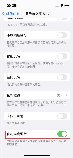 顺河回族苹果15维修店分享iPhone 15 Pro系列屏幕亮度 