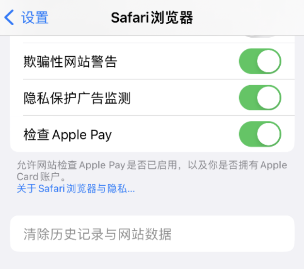 顺河回族苹果手机维修分享Safari 浏览器清除历史记录无法使用怎么办 