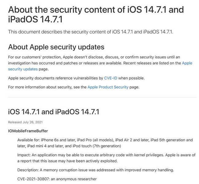 顺河回族苹果手机维修分享iOS 14.7.1 正式版更新内容及升级方法 